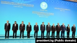 Лидеры стран ШОС на саммите в Астане