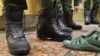 Russia - servicemen at the recruiting station, autumn 2022