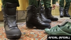 Russia - servicemen at the recruiting station, autumn 2022
