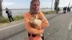 Жители оккупированной части Херсонской области рассказывают о затоплении и просят помощи Жители оккупированной части Херсонской области рассказывают о затоплении и просят помощи