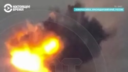 Морские дроны атакуют военный корабль России в Новороссийске: как это было Морские дроны атакуют военный корабль России в Новороссийске: как это было
