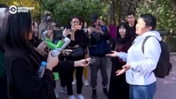 В Бишкеке прошел марш в поддержку независимых СМИ В Бишкеке прошел марш в поддержку независимых СМИ