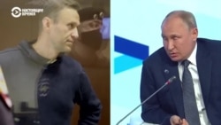 "Дворец Путина", протесты и феминитивы. О чем заочно спорили Путин и Навальный "Дворец Путина", протесты и феминитивы. О чем заочно спорили Путин и Навальный