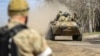 Военнослужащие пророссийских войск. Мариуполь, Украина, 21 апреля 2022 года