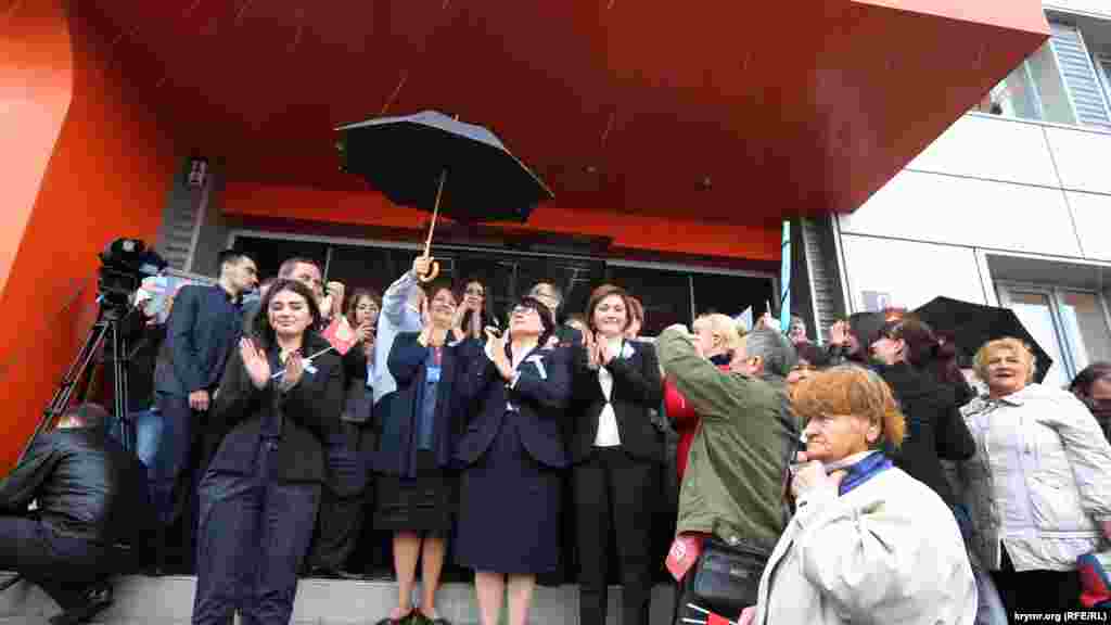 Митинг в поддержку телеканала. Крым, Симферополь, 31 марта 2015 