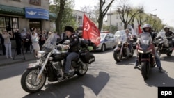 "Ночные волки" в Бресте 28 апреля