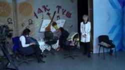 Учителя в Бишкеке записывают видеоуроки Учителя в Бишкеке записывают видеоуроки