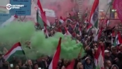 Протесты против властей в Сербии и в Венгрии: как это было Протесты против властей в Сербии и в Венгрии: как это было