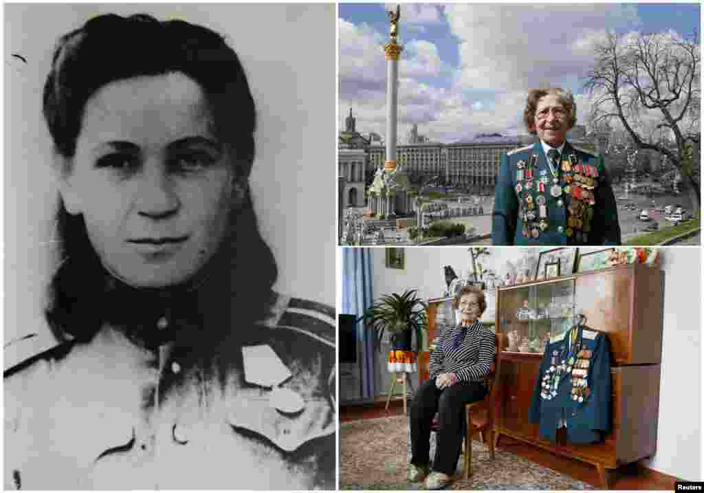 Валентина Куцинич, 95. Во время войны украинка служила медсестрой в танковом полку с декабря 1941 по апрель 1946. На момент окончания войны оказалась на территории Германии  
