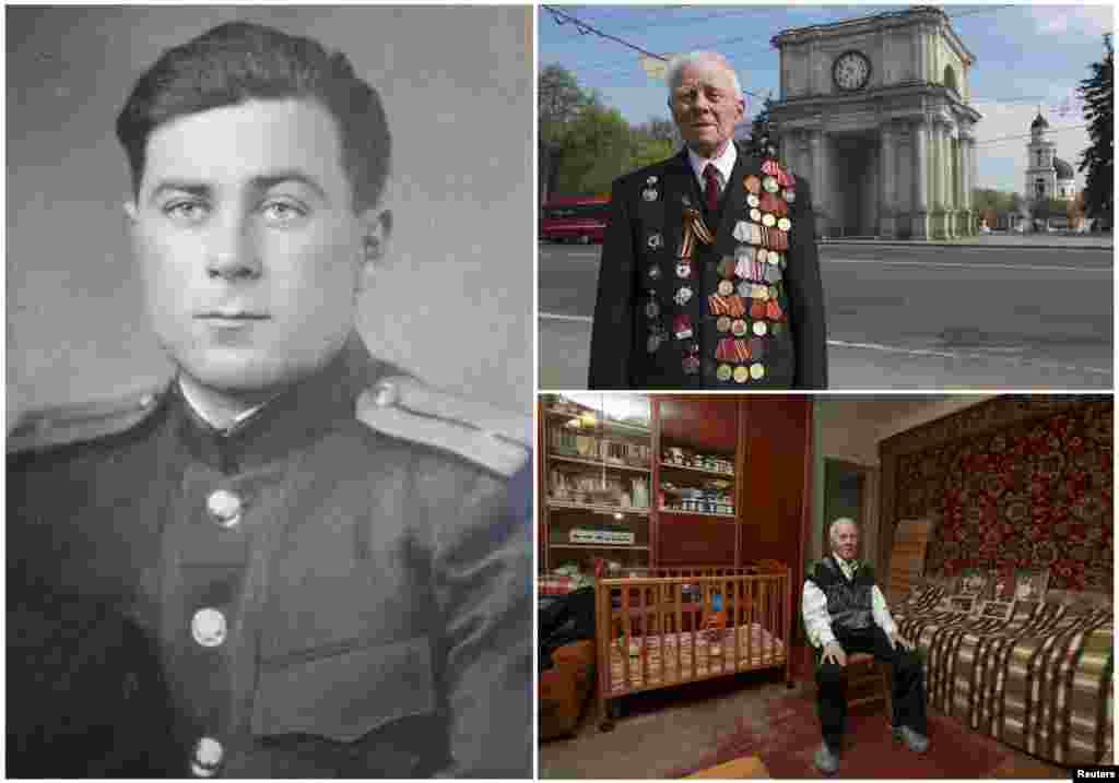 Георгий Парул, 90. Молдавский пехотинец, служил в Красной Армии с декабря 1943 по май 1945. После окончания войны находился в Болгарии  