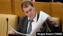 Шлегель в период работы депутатом Госдумы