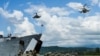 Вертолеты Ka-52 на учениях в Гадауте