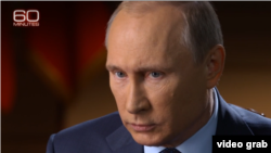Путин дает интервью журналисту CBS Чарли Роузу в преддверии поездки в Нью-Йорк на Ассамблею ООН