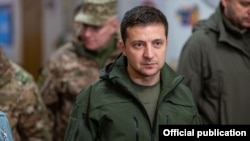 Владимир Зеленский в Золотом