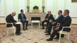 Башар Асад провел в Москве переговоры с Владимиром Путиным Башар Асад провел в Москве переговоры с Владимиром Путиным