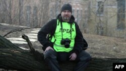 Корреспондент новостного агентства Андрей Стенин в Киеве