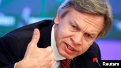 Алексей Пушков, глава российской делегации в ПАСЕ