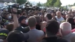 На акции противников "Тбилиси прайда" задержали 20 человек На акции противников "Тбилиси прайда" задержали 20 человек