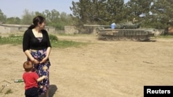 Российская военная техника в Ростовской области, фото Reuters