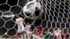 Soccer Football - World Cup - Group B - Iran vs Spain - Kazan Arena, Kazan, Russia - June 20, 2018 Iran's Saeid Ezatolahi celebrates scoring their first goal with team mates before it was disallowed after a VAR review REUTERS/Toru Hanai