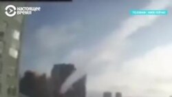 В Киеве ракета попала в жилой многоэтажный дом В Киеве ракета попала в жилой многоэтажный дом