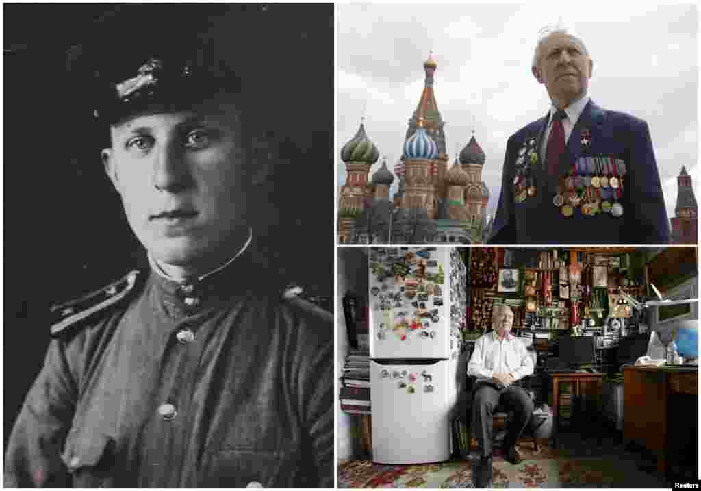 Борис Рунов, 90. Русский сапер Советской Армии с 1943 по 1945. Под конец войны находился на территории Германии  