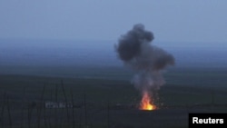 Сбитый летательный аппарат в районе Марткакерт – данные военнослужащих Армении