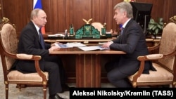 Михельсон на встрече с Владимиром Путиным