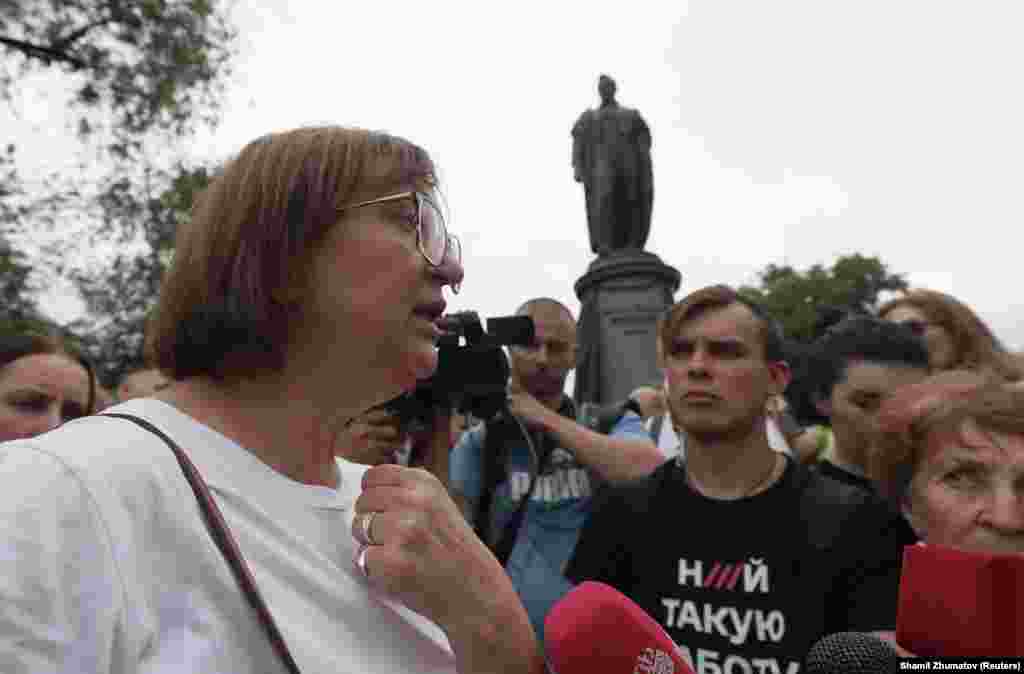 "Ничего бы не получилось, если бы не бесконечные акции солидарности", – сказала  директор "Медузы" Галина Тимченко о марше 