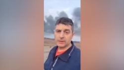 "Вот смотрите, что дружеская Россия сделала, воронка, слышны взрывы еще": обстрел аэродрома в Николаеве "Вот смотрите, что дружеская Россия сделала, воронка, слышны взрывы еще": обстрел аэродрома в Николаеве