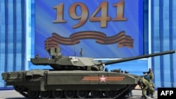 Репетиция Парада Победы на Красной площади в Москве