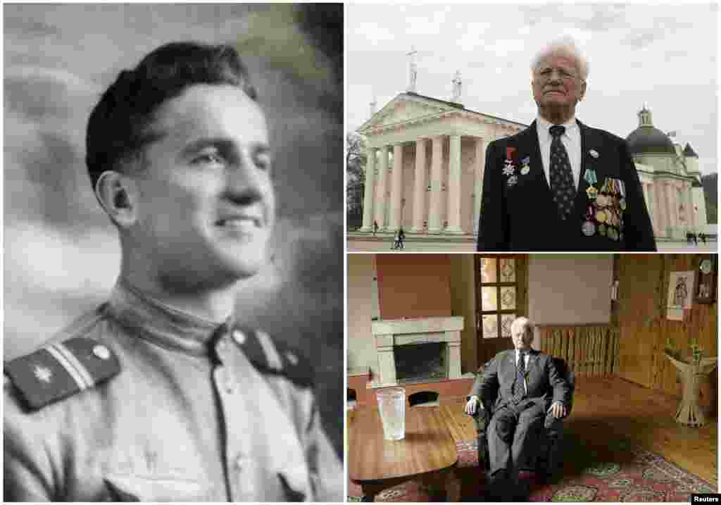 Юлиус Дексинс, 89. Литовец. Служил в Красной Армии с августа 1944 по май 1945. После окончания Войны остался в Латвии  