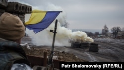Украинская армия на подступах к Дебальцево