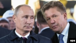 Владимир Путин с Алексеем Миллером