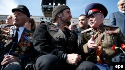 Александр "Хирург" Залдостанов на Параде Победы в Москве 9 мая