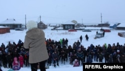 Татарский народный сход в одной из сибирских деревень