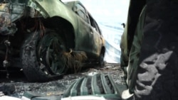 В Донецке неизвестные сожгли 4 автомобиля миссии ОБСЕ В Донецке неизвестные сожгли 4 автомобиля миссии ОБСЕ