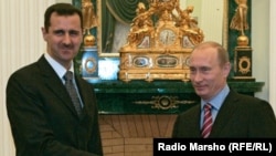 Башар Асад с президентом РФ Владимиром Путиным
