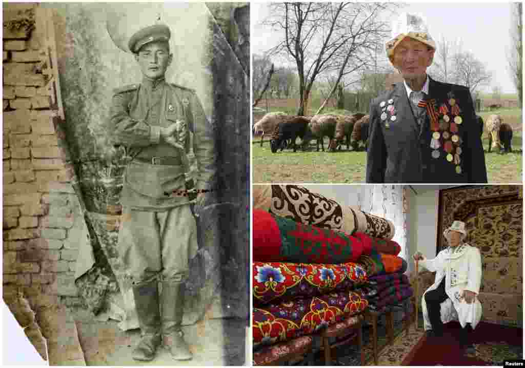 Абла Бегалиев, 92. Кыргызский офицер являлся служащим украинской пограничной кавалерии с февраля 1942 по апрель 1947  